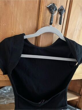 Edikted Black Cropped Top